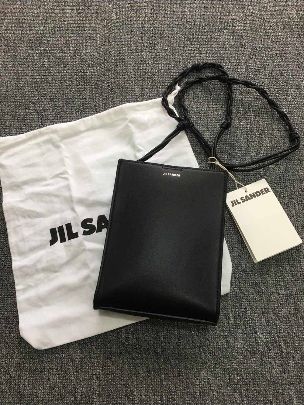 Jil Sander Black Tangle Bag